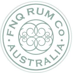 FNQ Rum Co seal, blue